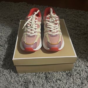 MICHAEL Michael Kors Pink and White Sneakers